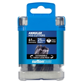 H180 Annular Cutter M2AI HSS-TiAIN 25mm Depth 41mm Sutton Tools H1800410