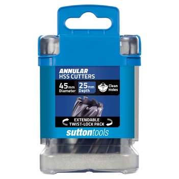 H180 Annular Cutter M2AI HSS-TiAIN 25mm Depth 45mm Sutton Tools H1800450