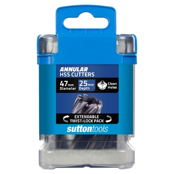 H180 Annular Cutter M2AI HSS-TiAIN 25mm Depth 47mm Sutton Tools H1800470