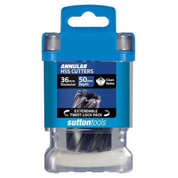 H181 Annular Cutter M2AI HSS-TiAIN 50mm Depth 36mm Sutton Tools H1810360