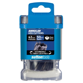 H181 M2AI HSS-TiTAIN 50mm-Depth 42mm Annular Cutter Sutton Tools H1810420
