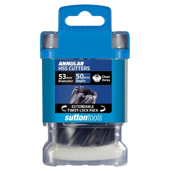 H181 Annular Cutter M2AI HSS-TiAIN 50mm Depth 53mm Sutton Tools H1810530