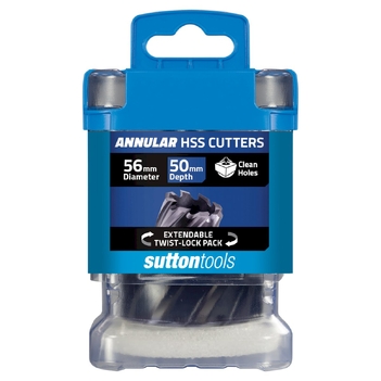 H181 Annular Cutter M2AI HSS-TiAIN 50mm Depth 56mm Sutton Tools H1810560