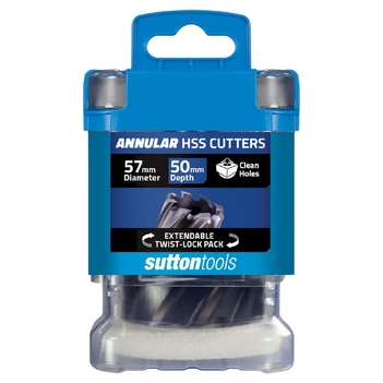 H181 Annular Cutter M2AI HSS-TiAIN 50mm Depth 57mm Sutton Tools H1810570