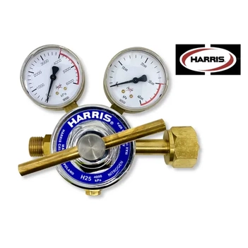 Harris Model H25 High Flow Cylinder Reg, SS diaphragm, Side Inlet