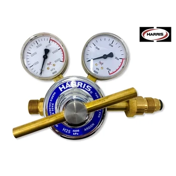 Harris Model H25 High Flow Cylinder Reg, SS diaphragm, Side Inlet