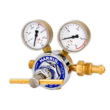 Harris Model H25 High Flow Cylinder Reg, SS diaphragm, Side Inlet