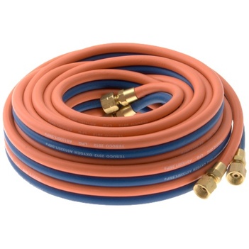 Twin Hose Oxygen / LPG 5 Metre Coil 5mm ID HA0505-OLP GWTWOL5 400177 UFLPGTH5M 