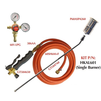 LPG Heating Kit Harris Scorcher HK Air/LPG Single Burner HKAL601