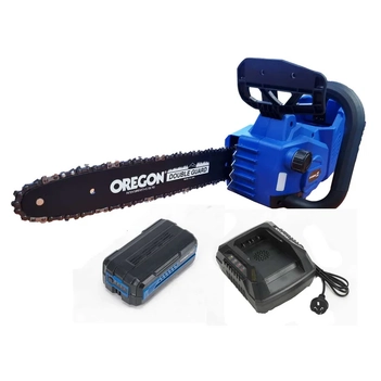40V Battery Chainsaw Starter Kit - 14" Oregon Bar, 4Ah Battery + Charger, Safe & Eco-Friendly Hyundai HY40CS14-STARTER