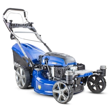 20" Petrol Lawn Mower Zero Turn-Electric Start, Self-Propelled, 13cc Engine, 70L Grass Collector Hyundai HYM510SPEZ