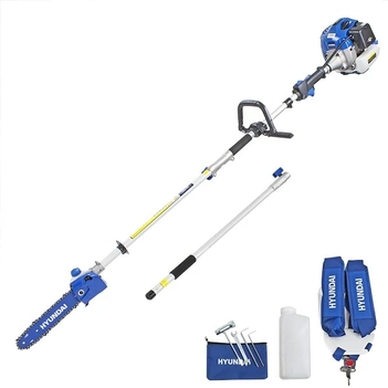 33cc Petrol Pole Chainsaw - 10" Bar, easy Start, Triple Shaft, 2-Stroke Engine Hyundai HYPS3300