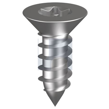 304 Stainless Finish Self-Tapping Socket Countersunk Post Torx Security Hobson