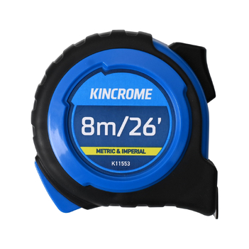 8m/26ft Tape Measure - Metric/Imperial Kincrome K11553