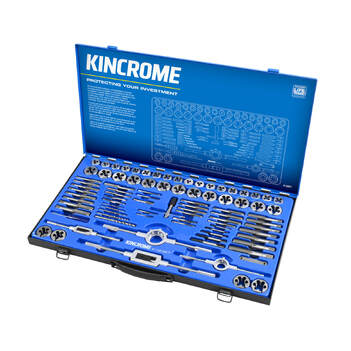 Tap & Die Set 87 Piece NC / NF / Metric & Imperial Kincrome K12087