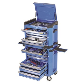 Tool Workshop 228 Piece 1/4, 3/8 & 1/2" Drive CONTOUR® Electric Blue Kincrome K1503