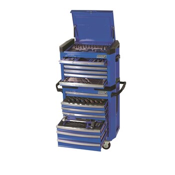 208 Piece Blue Contour Tool Workshop 1/4, 3/8 & 1/2" Square Drive Kincrome K1510