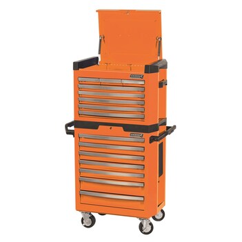 208 Piece Orange  Contour Tool Workshop 1/4, 3/8 & 1/2" Square Drive Kincrome K1510O