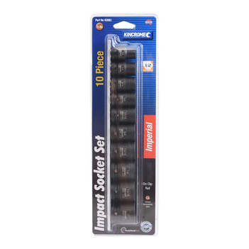 Impact Socket Set 1/2" 10-Pieces Imperial Kincrome K2083