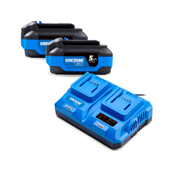 18V Dual Battery & Charger Combo Kincrome K23240