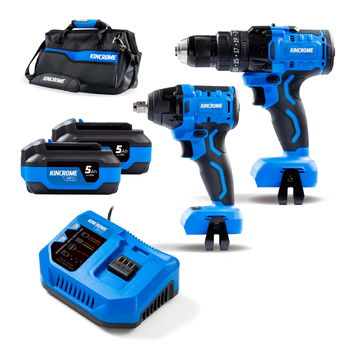 18V 2 Piece Brushless Drill & Impact Wrench Combo Kincrome K23247