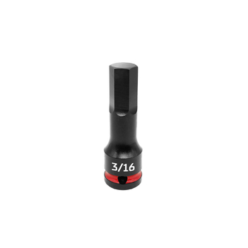 Hex impact socket 3/16" x 78mm 1/2" Drive Kincrome K23895