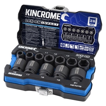 Lok-On™ Impact Socket Set 12 Piece 3/8" Drive - Metric Kincrome K27076