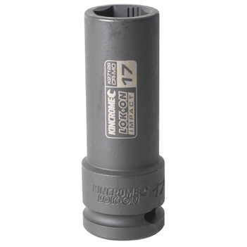 LOK-ON Deep Impact Socket 17mm 1/2" Drive Kincrome K27129
