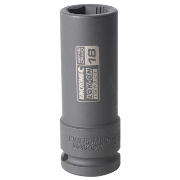 LOK-ON Deep Impact Socket 18mm 1/2" Drive Kincrome K27130