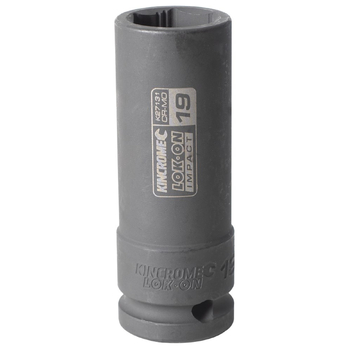 LOK-ON Deep Impact Socket 18mm 1/2" Drive Kincrome K27131
