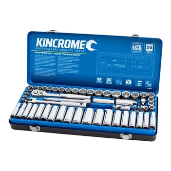 Socket Set 57 Piece 3/8" Drive Metric & Imperial Kincrome K28014