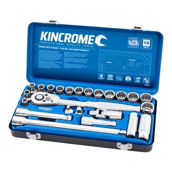 Socket Set 24 Piece 1/2" Drive - Metric Kincrome K28020