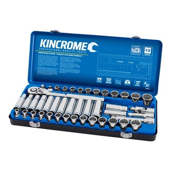 Socket Set 45 Piece 1/2" Drive - Metric & Imperial Kincrome K28024