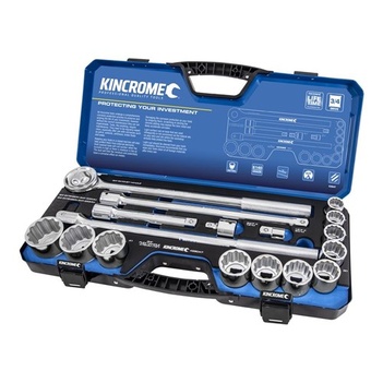 Socket Set 17 Piece 3/4" Drive - Metric K28047 Kincrome