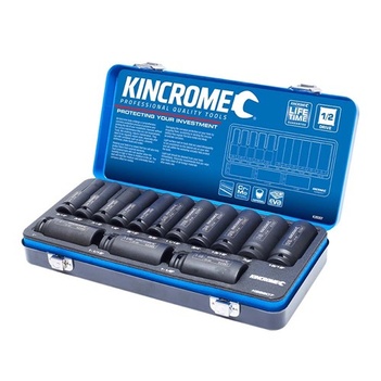 Deep Impact Socket Set 14 Piece 1/2" Drive - Imperial Kincrome K28207