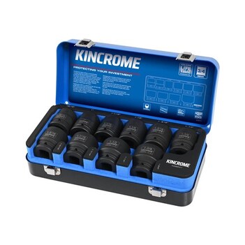 Kincrome 10 Piece Impact 3/4" Drive Socket Set - Imperial K28241