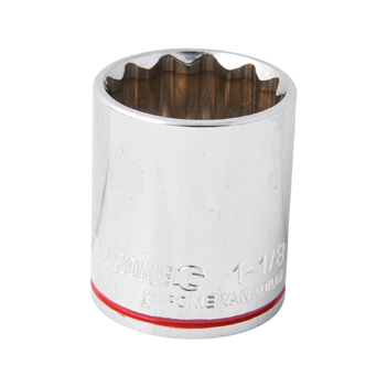 Deep Socket 1/2" Drive 1-1/8" Mirror Polish Karnal K2997