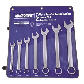 Jumbo Combination Spanner Set 7 Piece Kincrome K3035