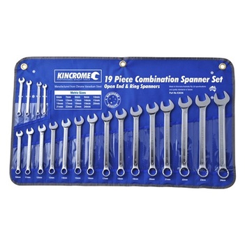 Combination Spanner Set 19 Piece K3036 Kincrome