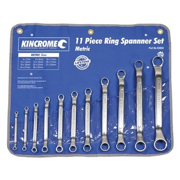 Ring Spanner Set 11 Piece Kincrome K3050