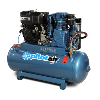 Reciprocating Air Compressor KOHLER diesel/KD440 (Electric Start) /200 L Rec./812.2 L/min FAD