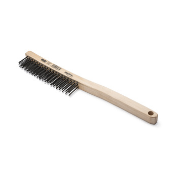 Wire Brush - 3x19 Carbon Wire Wd Hdl Row Steel Lincoln K3184-1