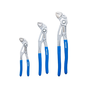3pce Water Pump Multi-Grip Plier Set - 180mm, 250mm, & 300mm Kincrome K4814