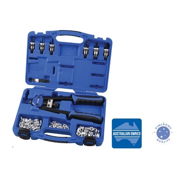 Nut Riveter Kit Twin Handle 68 Piece Set  Kincrome K4900