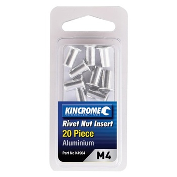 Rivet Nut Insert M4 (Aluminium) - 20 Pack Kincrome K4904