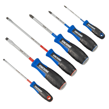 6 Piece Thru Tang Screwdriver Set Kincrome K5702