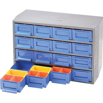 Multi Cabinet 16 Drawer / 64 Trays Interlockable Kincrome K7640 