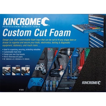 Custom Cut Foam kincrome  K7825