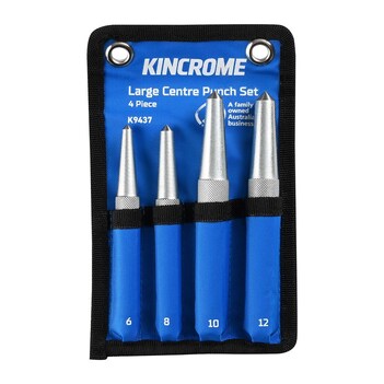 Centre Punch Set 4 Piece Large Kincrome K9437