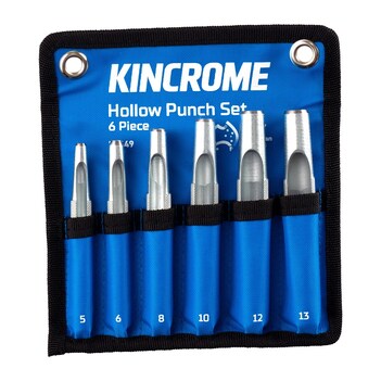 Hollow Punch Set Of 6 Piece Kincrome K9449